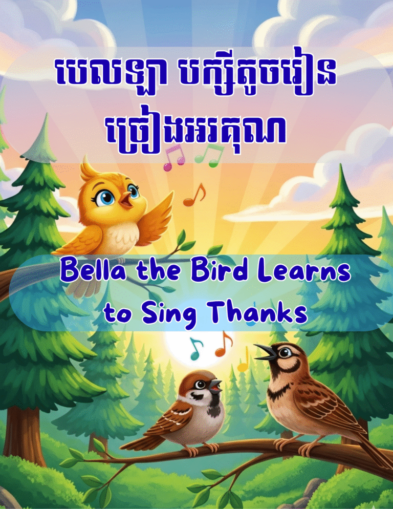 បេលឡា បក្សីតូចរៀនច្រៀងចំរៀងអរគុណ | Bella the Bird Learns to Sing Thanks