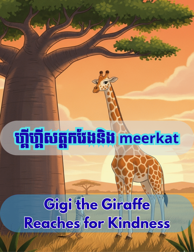 ហ្គីហ្គីសត្តកវែងនិង meerkat | Gigi the Giraffe Reaches for Kindness