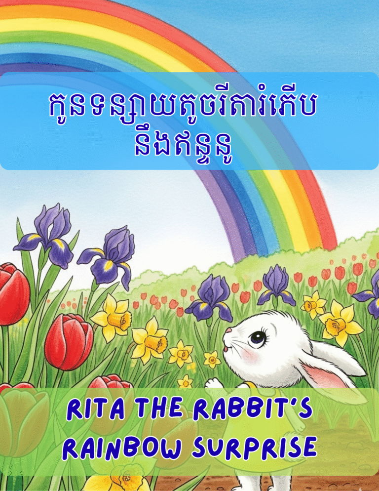 កូនទន្សាយរីតា និងឥន្ទធនូដ៏ស្រស់ស្អាត | Rita the Rabbit’s Rainbow Surprise