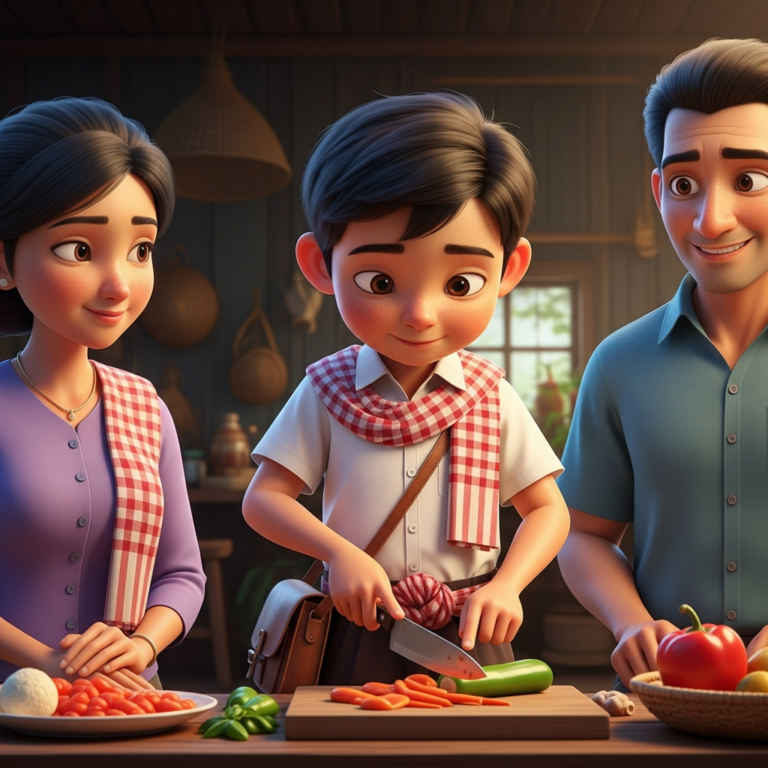 និទានពីការគោរពមាតាបិតានិងអ្នកគ្រូ